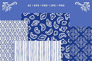 Mediterranean Seamless Patterns