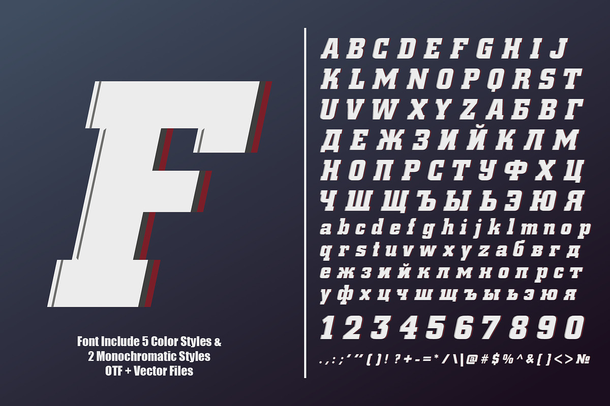 OTF color font - Fargo, a Serif Font by Pixnugget (Photo 6 of 10)