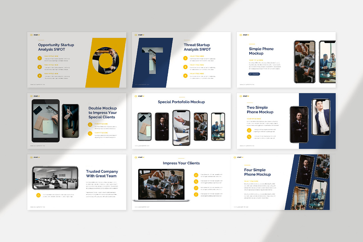 Start Up Template Google Slides | Creative Market