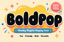 BoldPop – Chunky Display Font