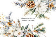 Watercolor Christmas Clipart Set, a Decorative Illustration by Patishop Art (Thumbnail 1 of 5)