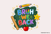 First Day of School PNG, an Object Illustration by Clipart Bloom (Thumbnail 1 of 2)