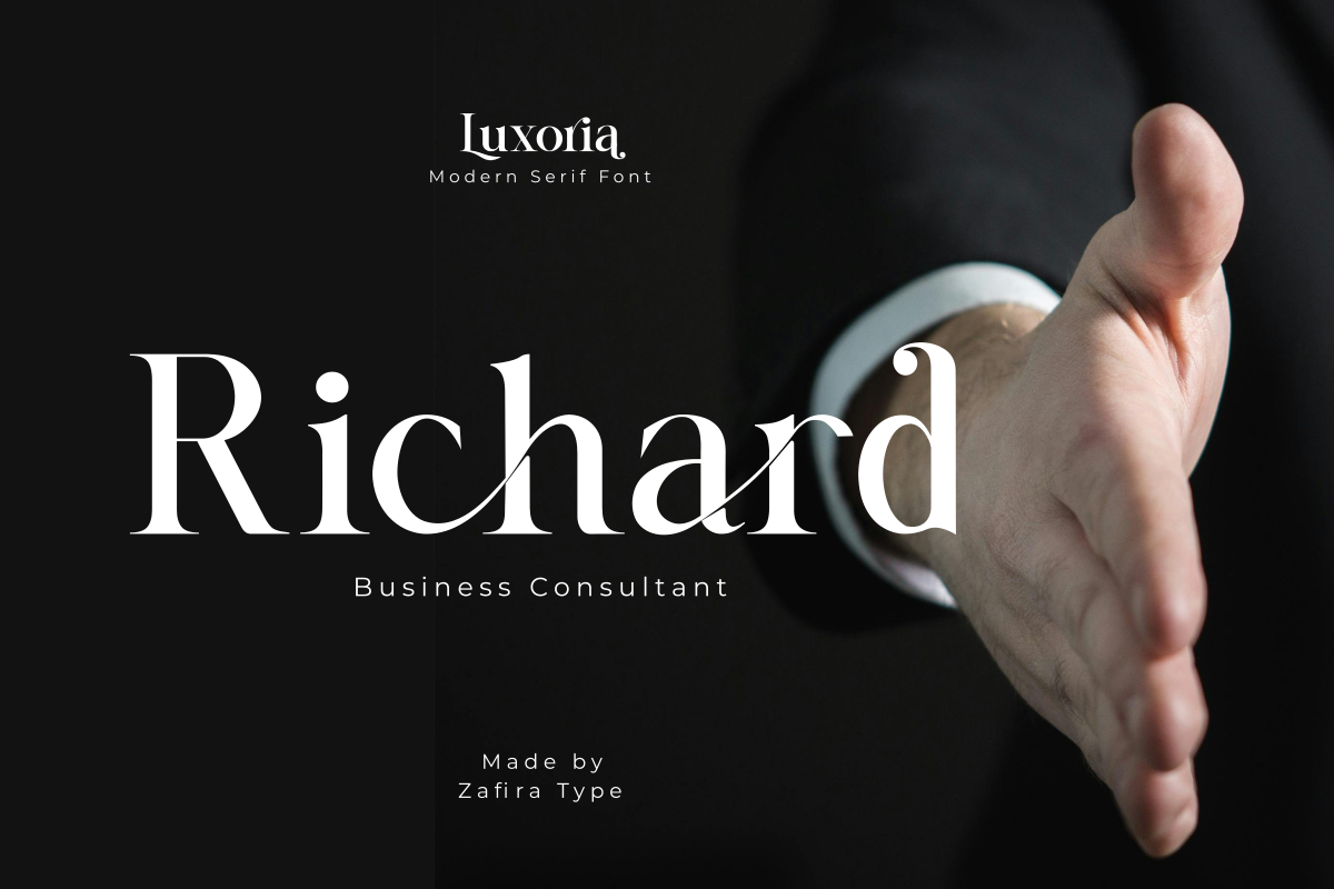 Luxoria, a Serif Font by Zafiratype (Photo 5 of 13)