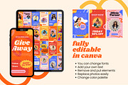 30 Bold Social Media Story Templates, a Templates & Theme by TemplateCastleStore (Thumbnail 10 of 10)