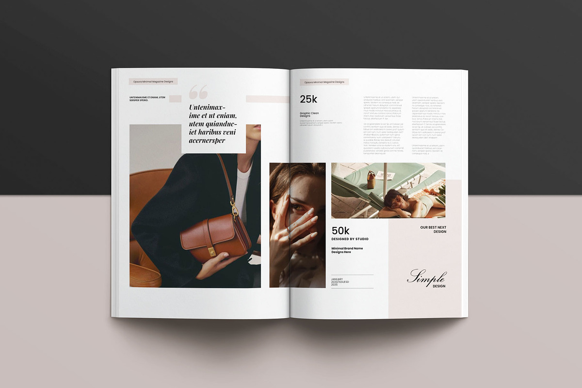 Modern Magazine Template Layout, a Magazine Template by Creative-Work (Photo 4 of 8)