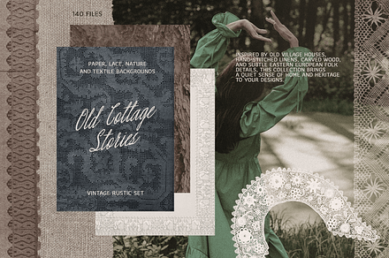 Old cottage stories - vintage rustic