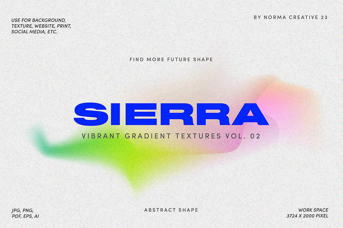 Sierra vibrant Gradient Textures, a Background Graphic by Norma Studio (Photo 1 of 10)