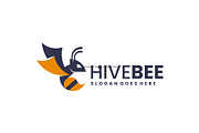 Monochrome Modern Bee Logo Design, a Branding & Logo Template by Artnivora.Std (Thumbnail 1 of 4)
