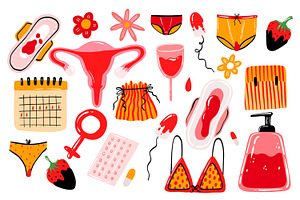 Menstrual Health & Feminine Care, a Healthcare Illustration by the_myro