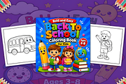 Bold Easy Back to School Coloring, an Education Illustration by Coco Bloom (Thumbnail 2 of 5)