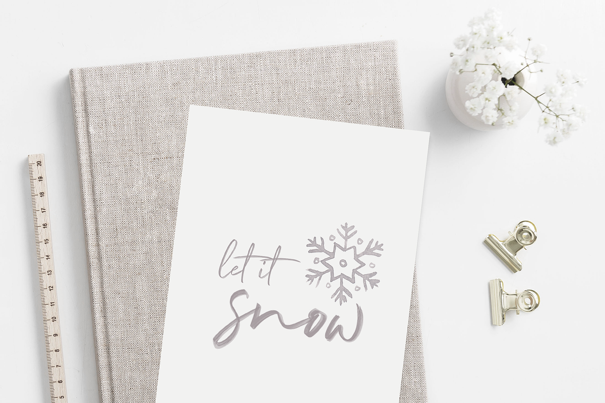 SNOWFLAKES WATERCOLOR PNG + VECTOR, an Illustration by KruthDesign (Photo 6 of 10)