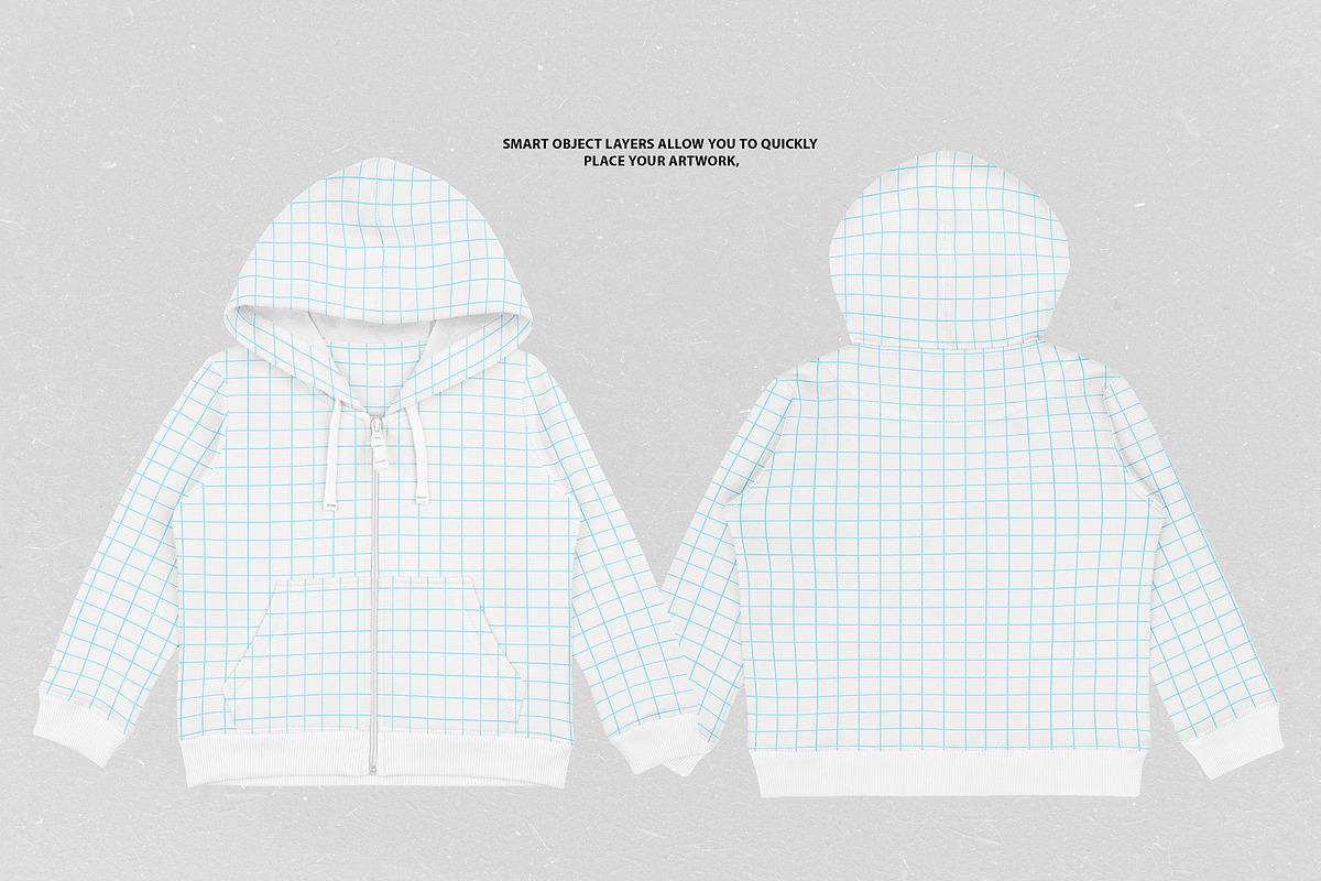 Realistic Zip Up Hoodie Kids mockup, a Hoody Mockup by Uncentrifuged Pressure (Photo 5 of 5)
