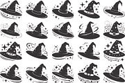 Halloween witch hat designed, an Illustration by Amazin_art (Thumbnail 1 of 21)