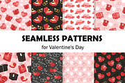 Valentine's Day - Seamless Patterns, a Pattern Graphic by YuskinKot (Thumbnail 1 of 5)