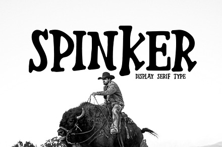 Spinker - Display serif font