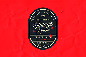 Editable Vintage Labels Kit