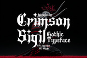 Crimson Sigil - Blackletter Type, a Blackletter Font by HipFonts (Thumbnail 1 of 7)