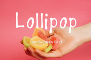 Lollipop cute handwritten font preview 2