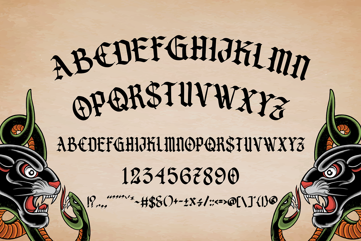 The Crookus, a Blackletter Font by dansdesign (Photo 3 of 5)