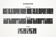 BARSTRIP - Ultra Condensed, a Sans Serif Font by PutraCetol Studio (Thumbnail 9 of 9)