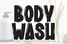 Body Wash | Script Font