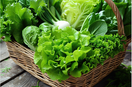 Crisp Basket green vegetables, a Food & Drink Photo by Ylivdesign