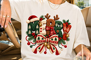 Merry Christmas Knitted Style PNG, a Seasonal Illustration by Creative Art (Thumbnail 2 of 3)
