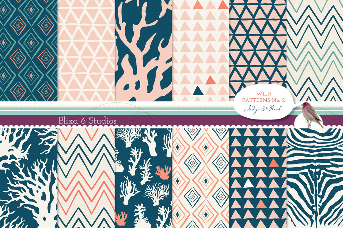 12 Wild Geometric Digital Patterns
