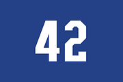Brooklyn Numeral Set, a Sans Serif Font by Port Design Company (Thumbnail 5 of 7)