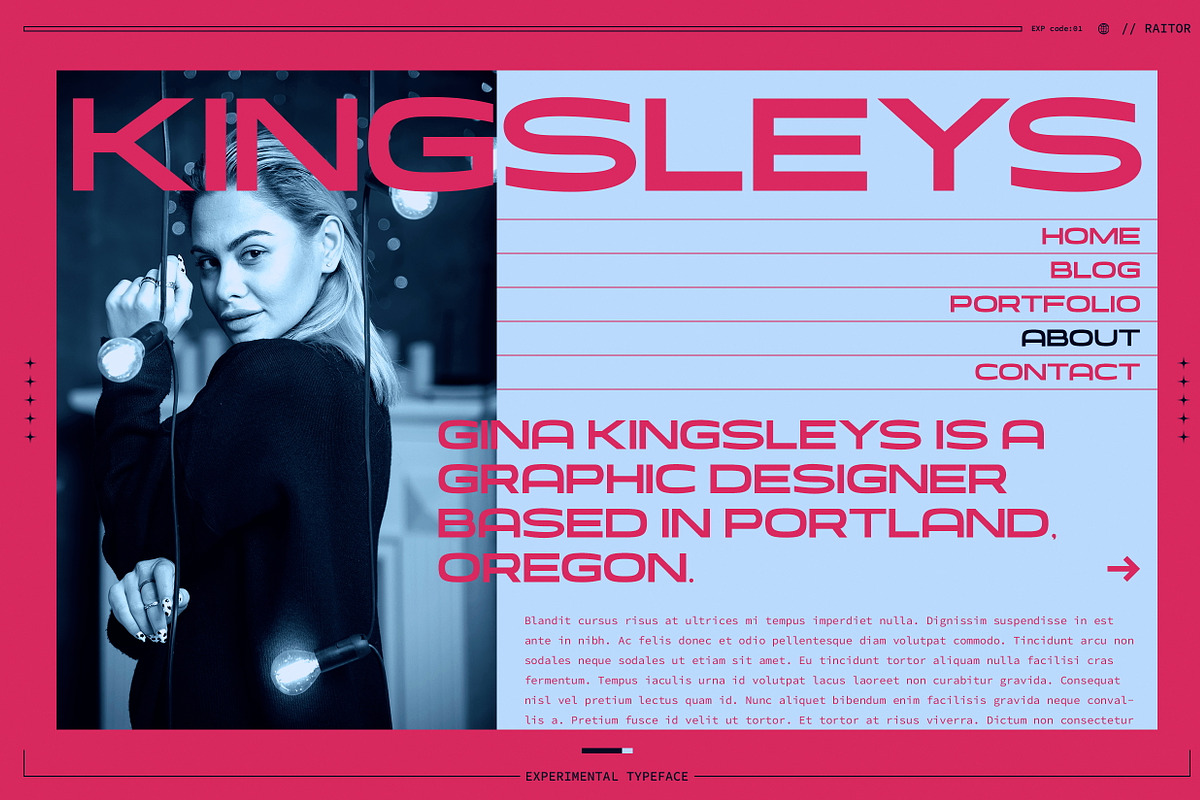 Raitor - Futuristic Display Fonts, a Sans Serif Font by Ian Irwanwismoyo (Photo 6 of 14)