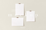 Customizable Taped Poster Mockup, a Graphic by HALFTOUNE (Thumbnail 1 of 6)