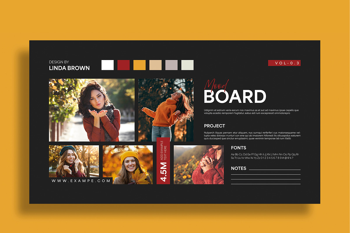Creative Mood Board Template, a Social Media Template by MightyDesign (Photo 5 of 8)