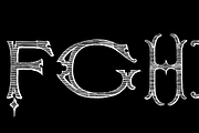 Victorian Alphabets PACK 19 FONTS !!, a Blackletter Font by Intellecta Design (Thumbnail 47 of 48)