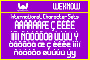 Video Games font, a Font by weknow (Thumbnail 8 of 8)
