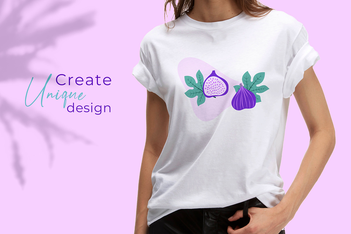 Figs pattern collection, a Pattern Graphic by Yamurchik (Photo 2 of 13)
