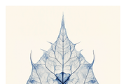 Role Co. Cyanotype Leaf in Symmetry, a Texture Illustration by milatovar (Thumbnail 16 of 21)