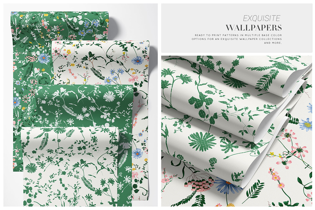 Fleurs Exquises, Hand made Prints!, a Pattern Graphic by TSTUDIO (Photo 15 of 18)