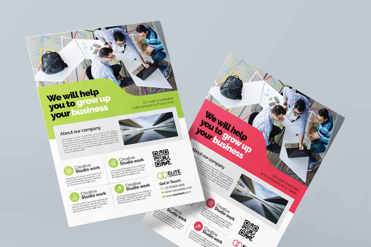 Flyer on MS Word, a Flyer Template by Design'sTRIBE (Photo 2 of 3)