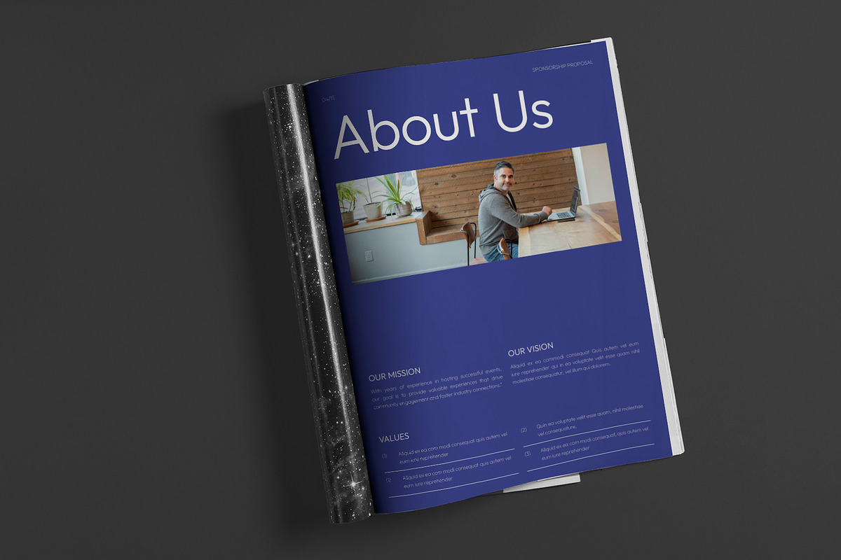 Blue Minimal Sponsorship Proposal preview 3