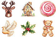Christmas Cookies Sublimation Clipar, an Illustration by CraftArtStudio (Thumbnail 2 of 6)