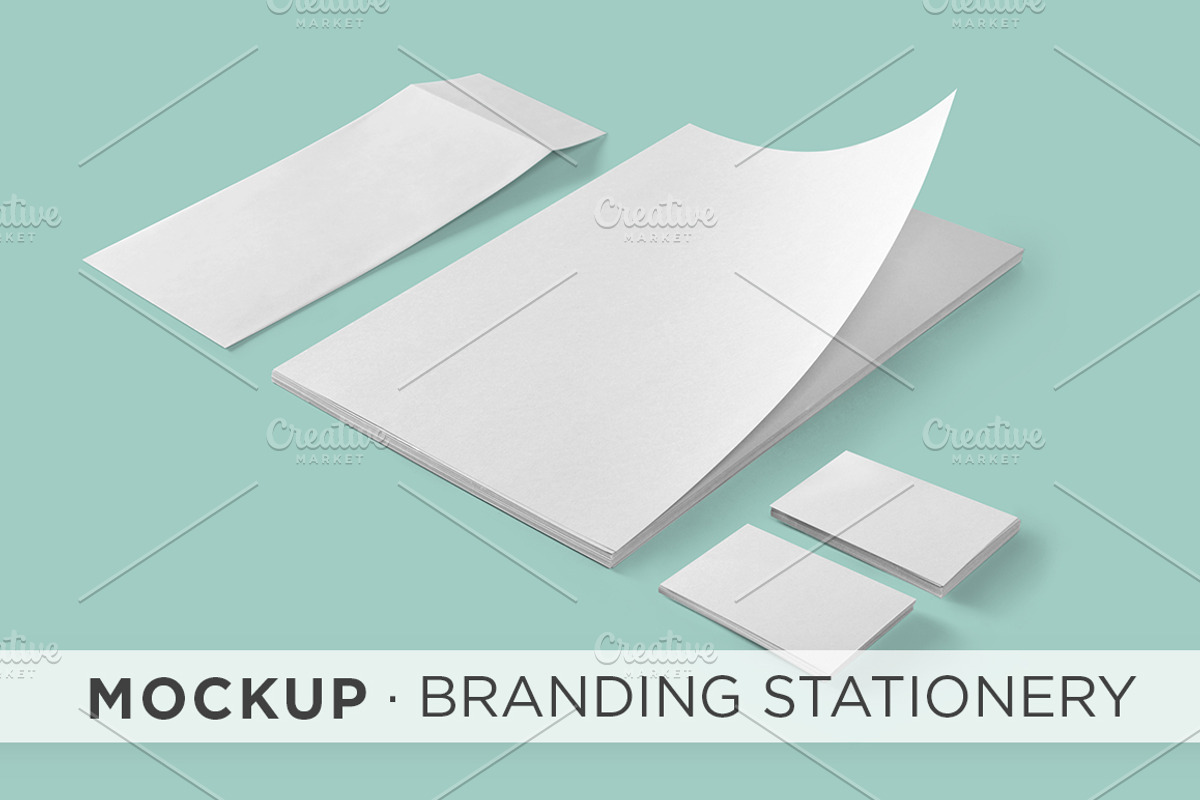 Mockup - Branding Stationery, a Product Mockup by tomodachi studio (Photo 1 of 4)