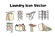 50 Laundry Object Vector, an Object Illustration by ikarifq shop (Thumbnail 2 of 2)