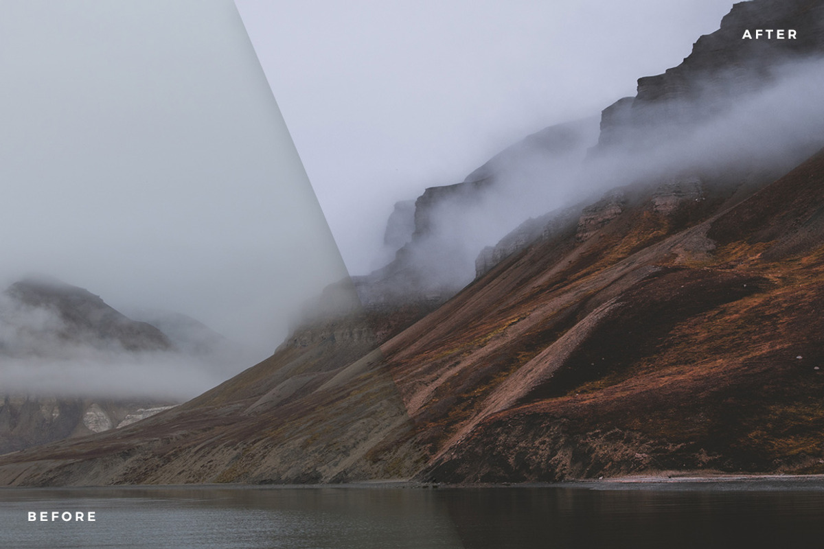Moody Lightroom Presets - Landscapes, an Action Add-On by PhotoMarket (Photo 16 of 35)