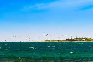 Kitesurfing New Caledonia, a Sports & Recreation Photo by THP Creative