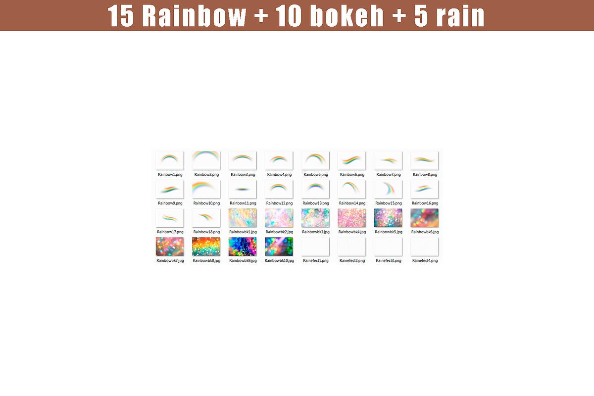 30 real fairy Rainbow Photo overlay, a Layer Style Add-On by OverlayBox (Photo 4 of 5)
