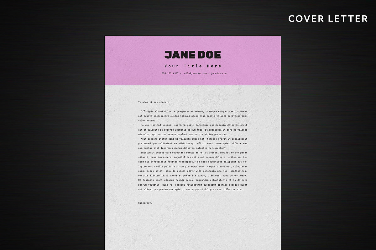 Modern Resume Template, a Resume Template by Templates by Maggie (Photo 3 of 4)