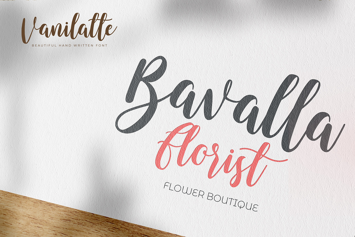 Vanilatte - Beatiful Hand Written, a Script Font by Almarkhatype (Photo 6 of 8)