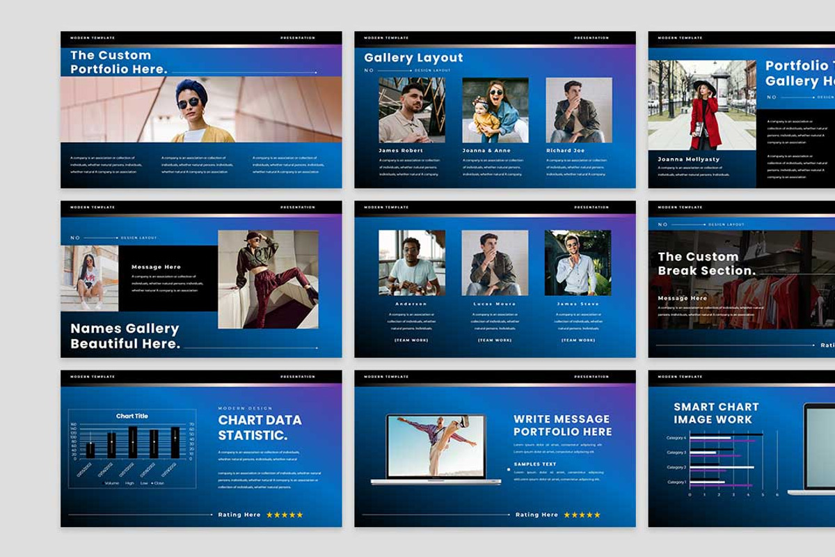 Names - Power Point & Google Slide, a Presentation Template by Raseuki