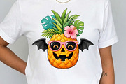 Summerween Clipart PNG Bundle, a Seasonal Illustration by Tanya Kart (Thumbnail 4 of 13)