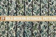 Bold Modern Botanical Pattern, a Background Graphic by DreamCafeArt (Thumbnail 1 of 5)